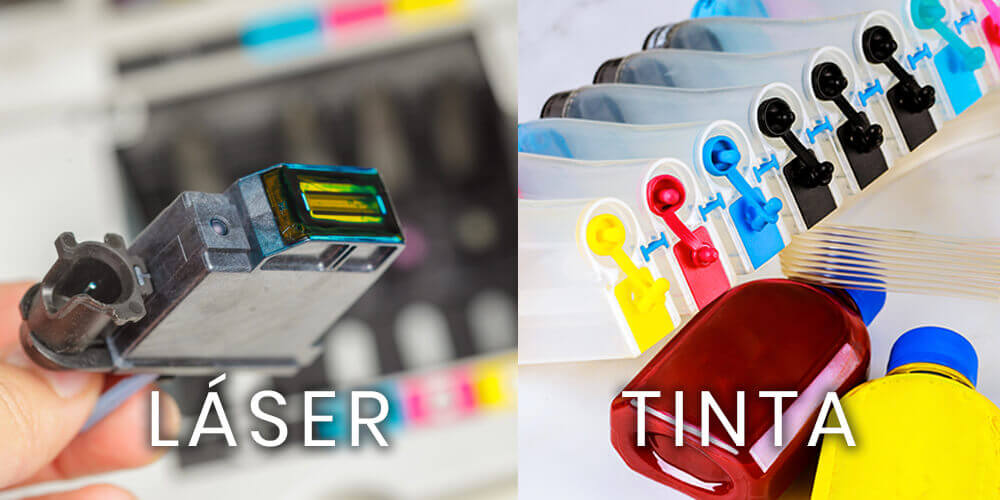 Diferencias impresora profesional láser o tinta