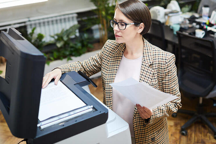 Tipos de impresión de fotocopias profesionales en oficina