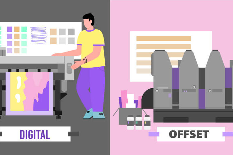Cómo decidir entre impresión digital u offset