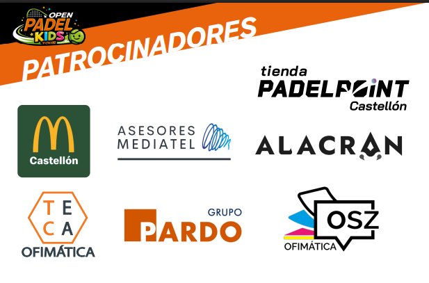Patrocinadores oficiales Open Padel Tour